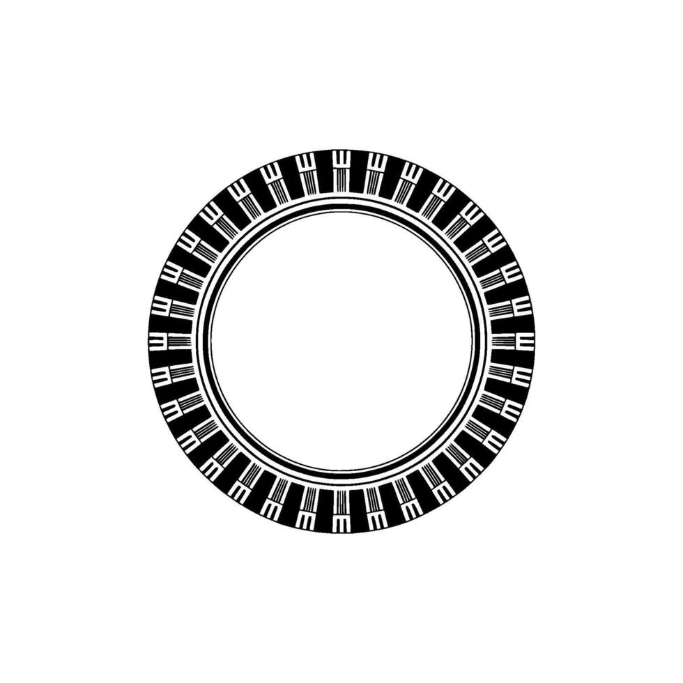 Geometric Circle Pattern, Minimalist, Circular Motif, Modern - Minimalism vector