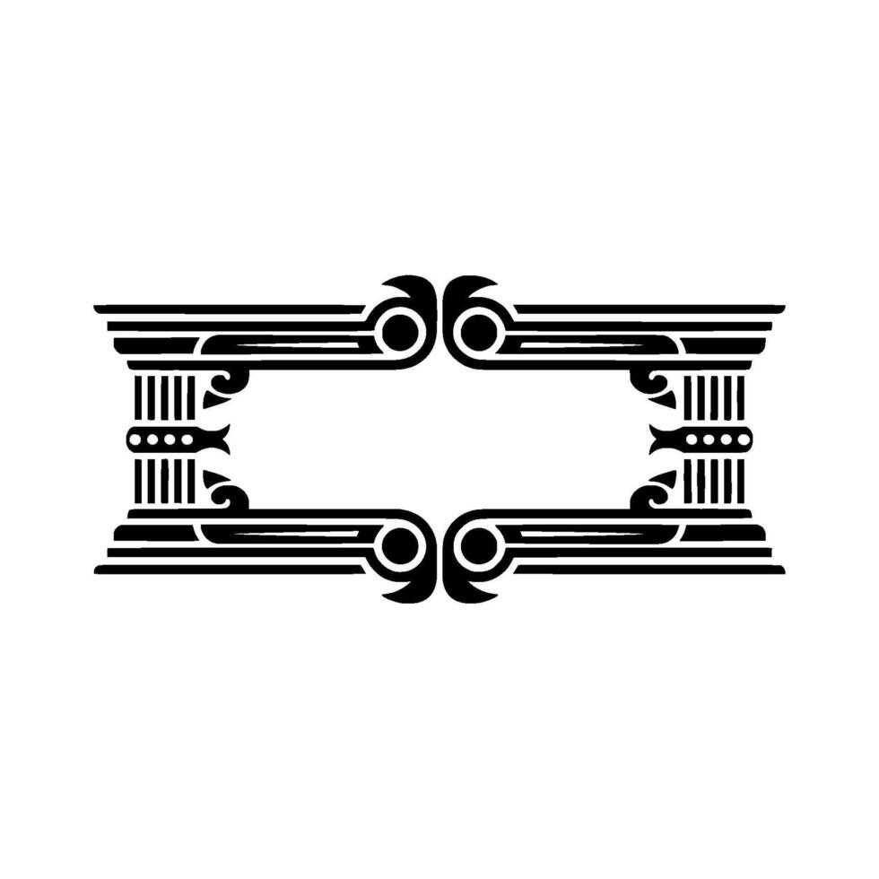 Art Deco Frame, Geometric Ornamentation, Vintage - Border - Art deco vector
