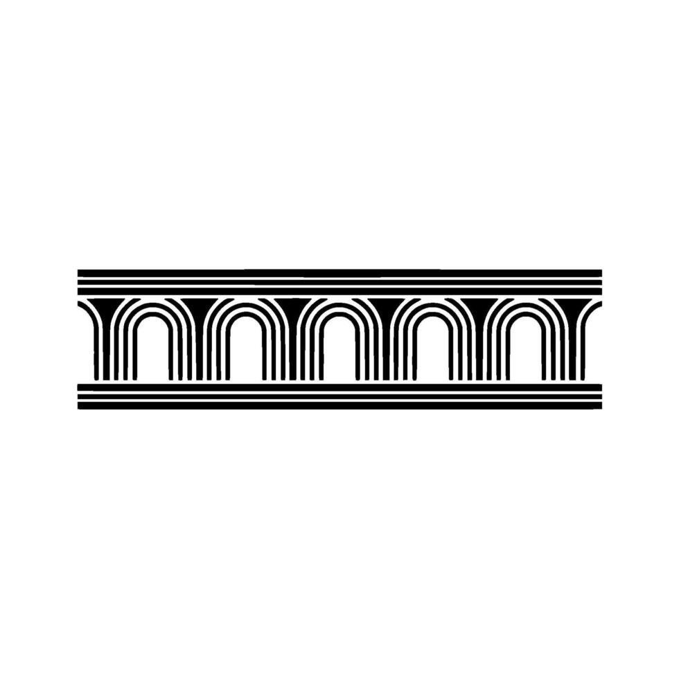 Art Deco Archway, Geometric Ornamentation, Minimalist, Linear - Art deco vector
