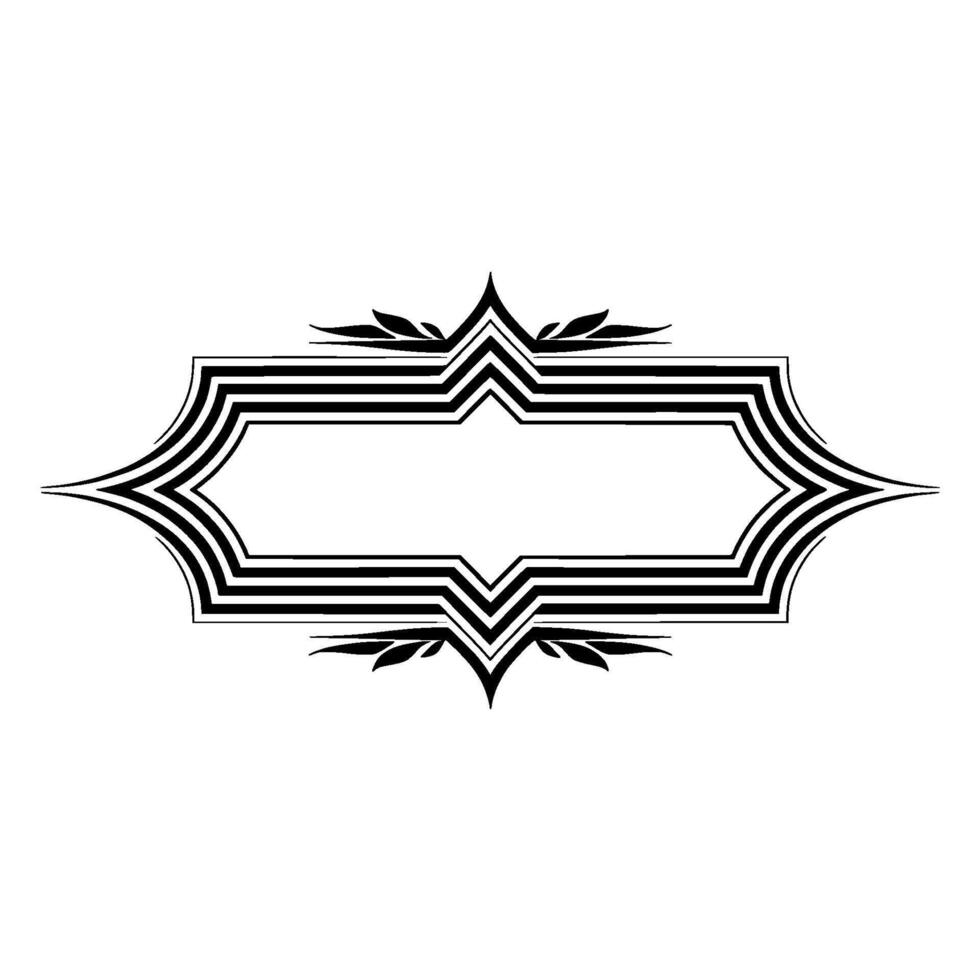 Elegant Deco Border, Vintage Element, Frame vector