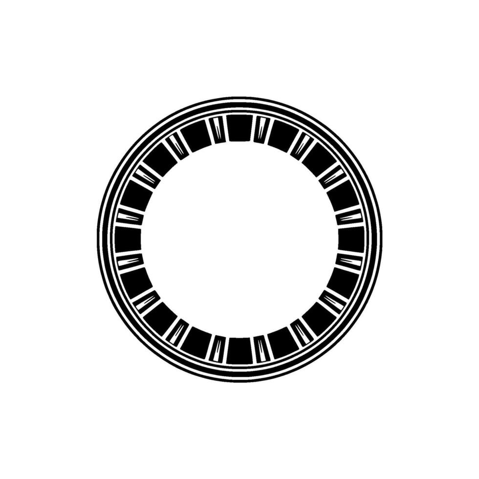 Minimalist Circular Frame, Geometric, Subtle Texture - Circle vector