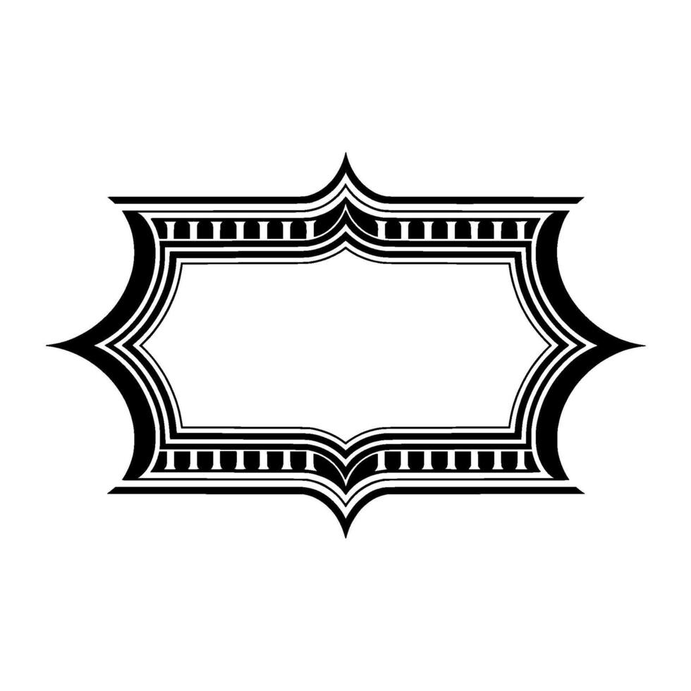 Art Deco Frame, Geometric Ornament, Elegant Border, Vintage - Stylized - Art deco vector