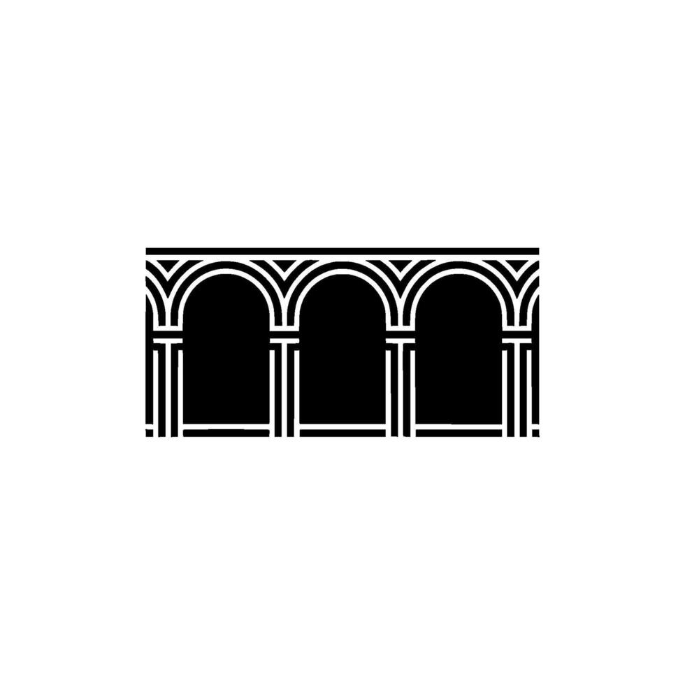Minimalist Archway, Geometric, Modern Emblem, Minimalism vector