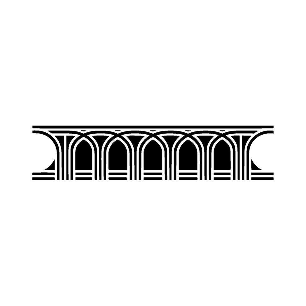 Art Deco Archway, Geometric Ornamentation, Minimalist, Pattern - Art deco vector
