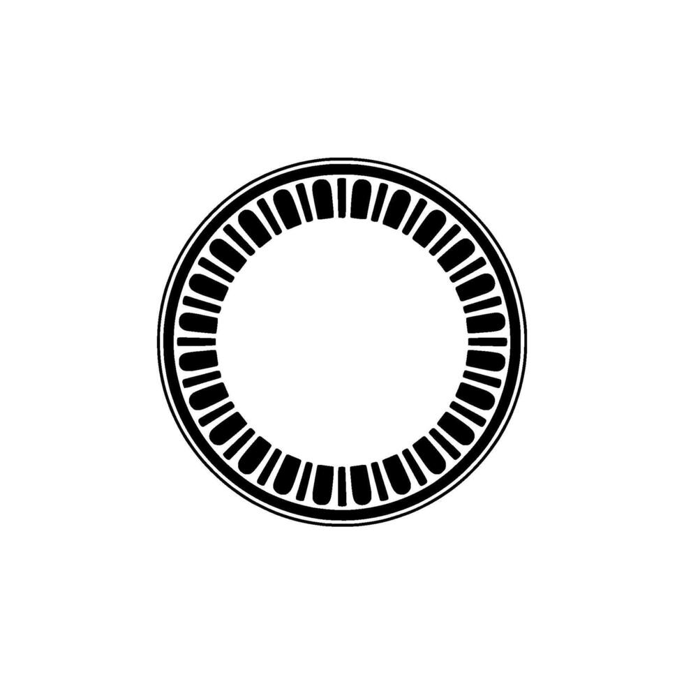 Minimalist Circular Emblem, Modern, Progress Indicator vector