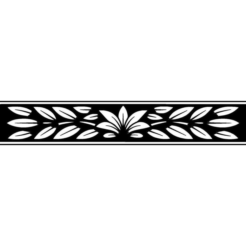 Elegant Laurel Wreath Border, Vintage vector