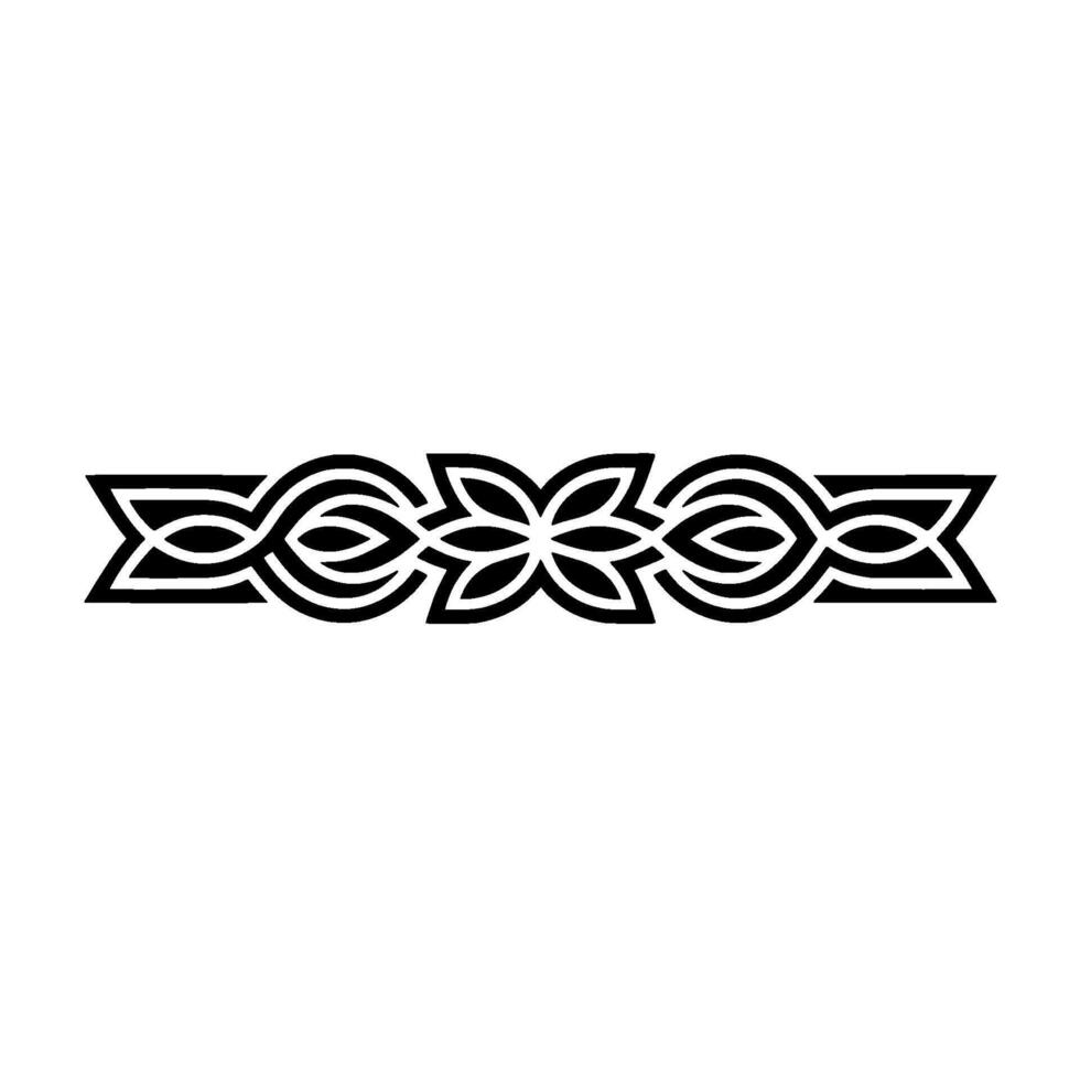 Intricate Celtic Border, Vintage, Symbolic Ornamentation, Ornament vector