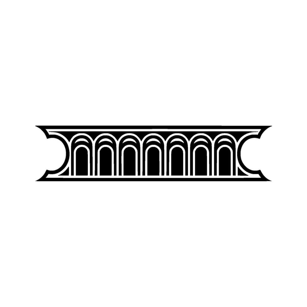Art Deco Ornament, Geometric Border, Stylized - Art deco vector