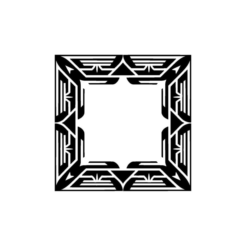Geometric Deco Frame, Elegant Border, Art Deco - Pattern vector