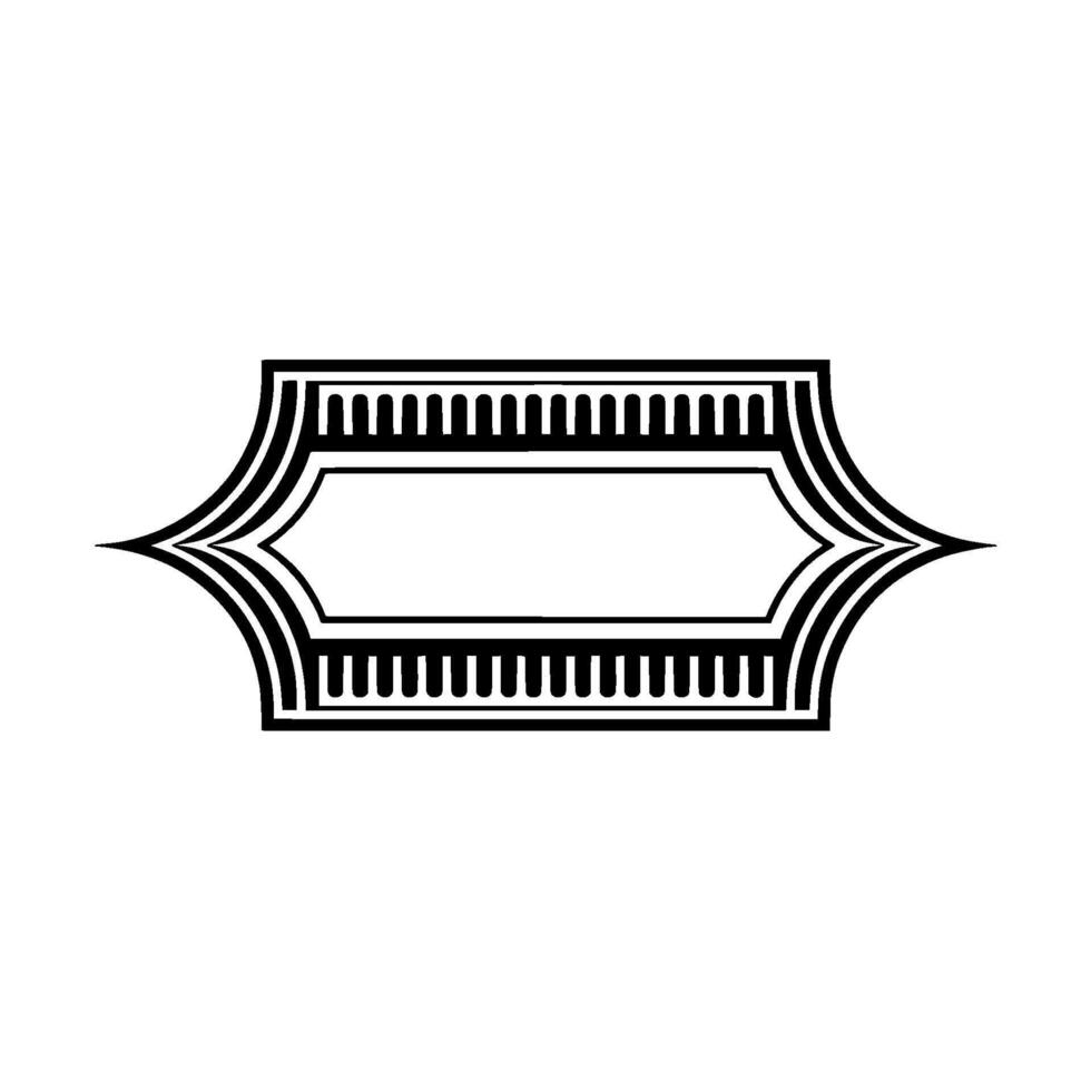 Art Deco Ornament, Elegant Border, Vintage, Artdeco - Frame vector
