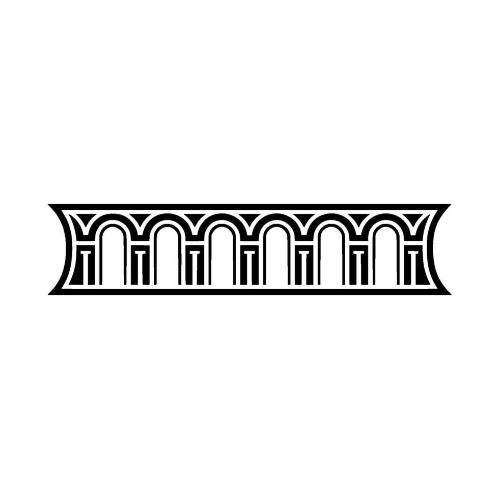 Art Deco Ornament, Geometric, Minimalist Style vector