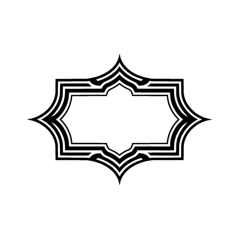 Geometric Ornament Border, Minimalist - Abstract vector