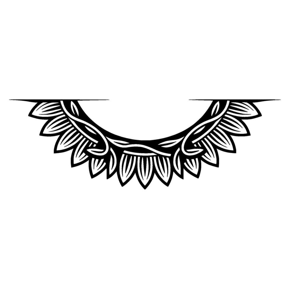 Intricate Winged Mandala, Minimalist vector