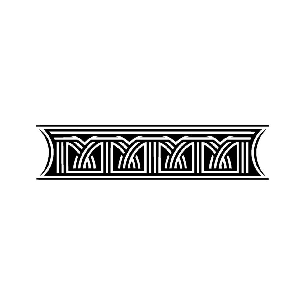 Art Deco Border, Geometric Ornament, Elegant, Pattern - Art deco vector