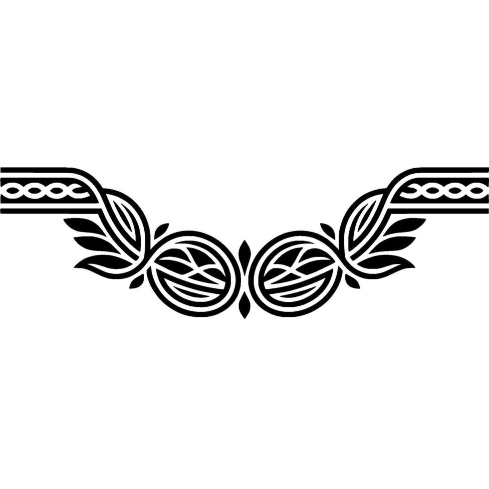 Intricate Celtic Border, Vintage Decorative Element vector