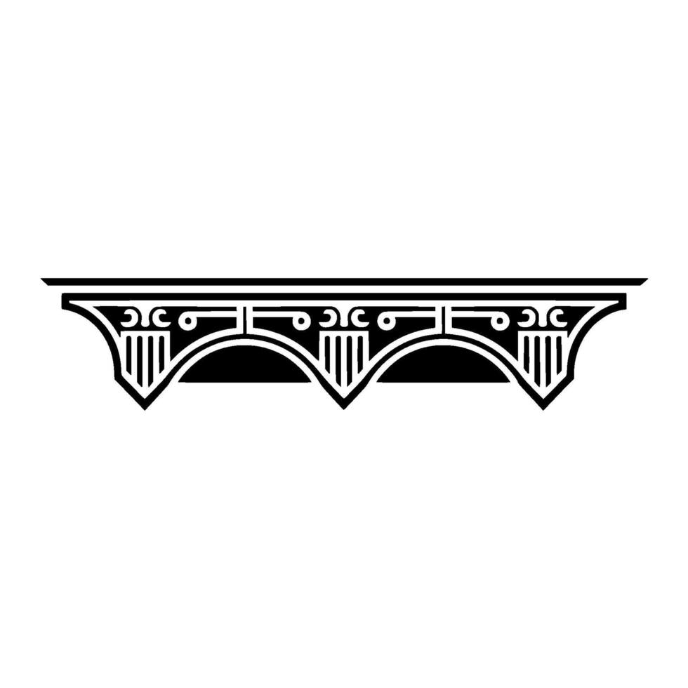 Art Deco Ornament, Geometric Border, Vintage, Artdeco - Pattern vector