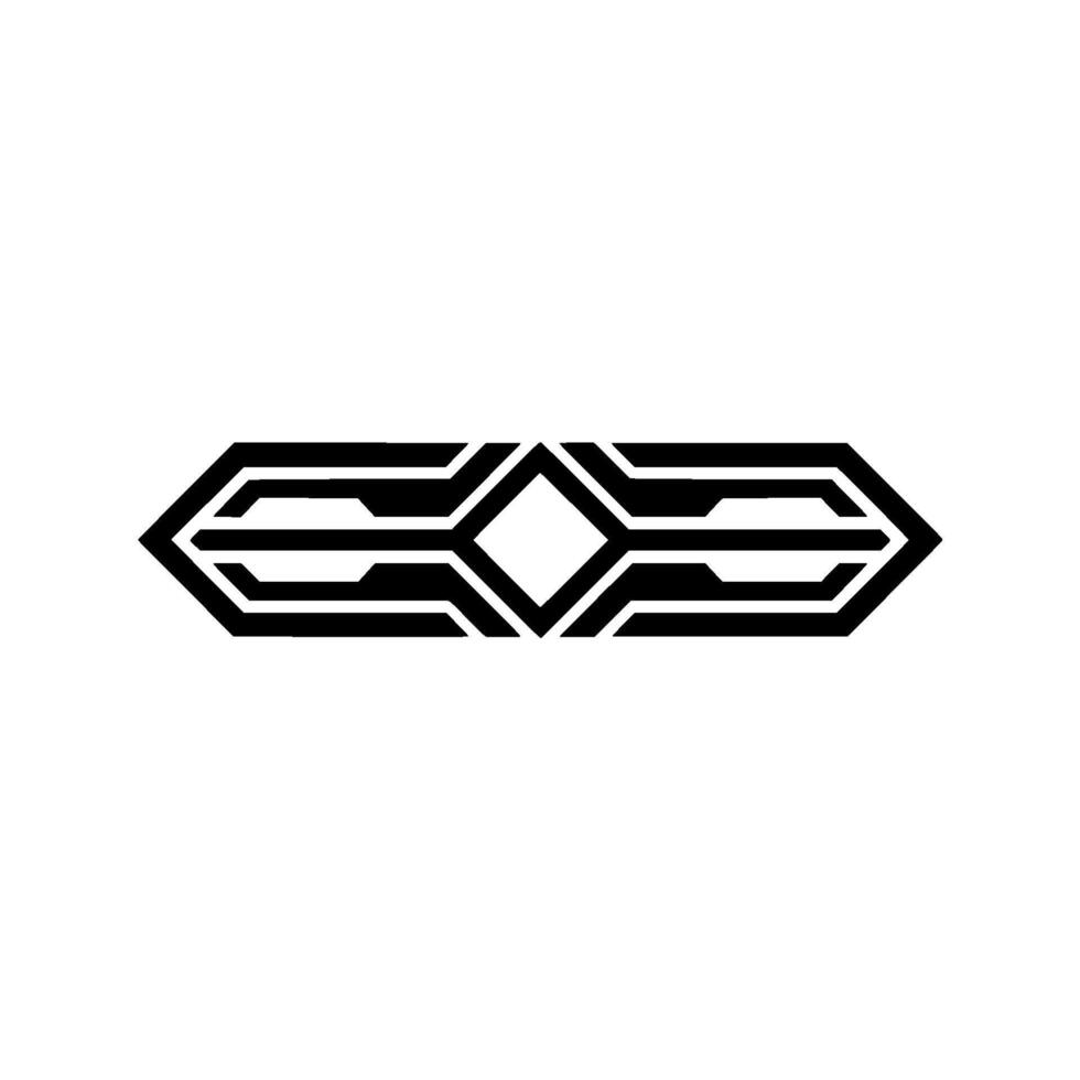 Geometric Arrowhead Emblem, Modern Abstract - Arrow - Geometry vector