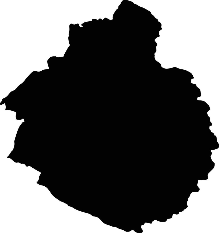 Sanqebethu Lesotho silhouette map vector