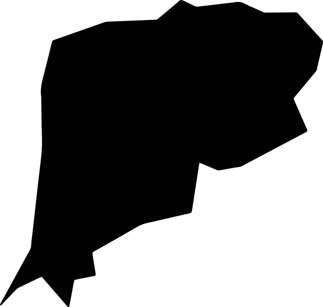 Santa Ana Ateixtlahuaca Mexico silhouette map vector