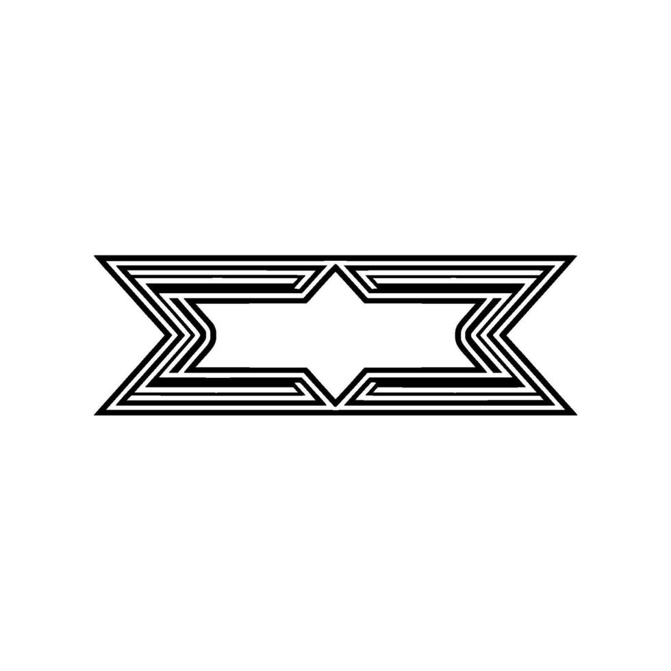 Geometric Sigma Emblem, Minimalist, Modern vector