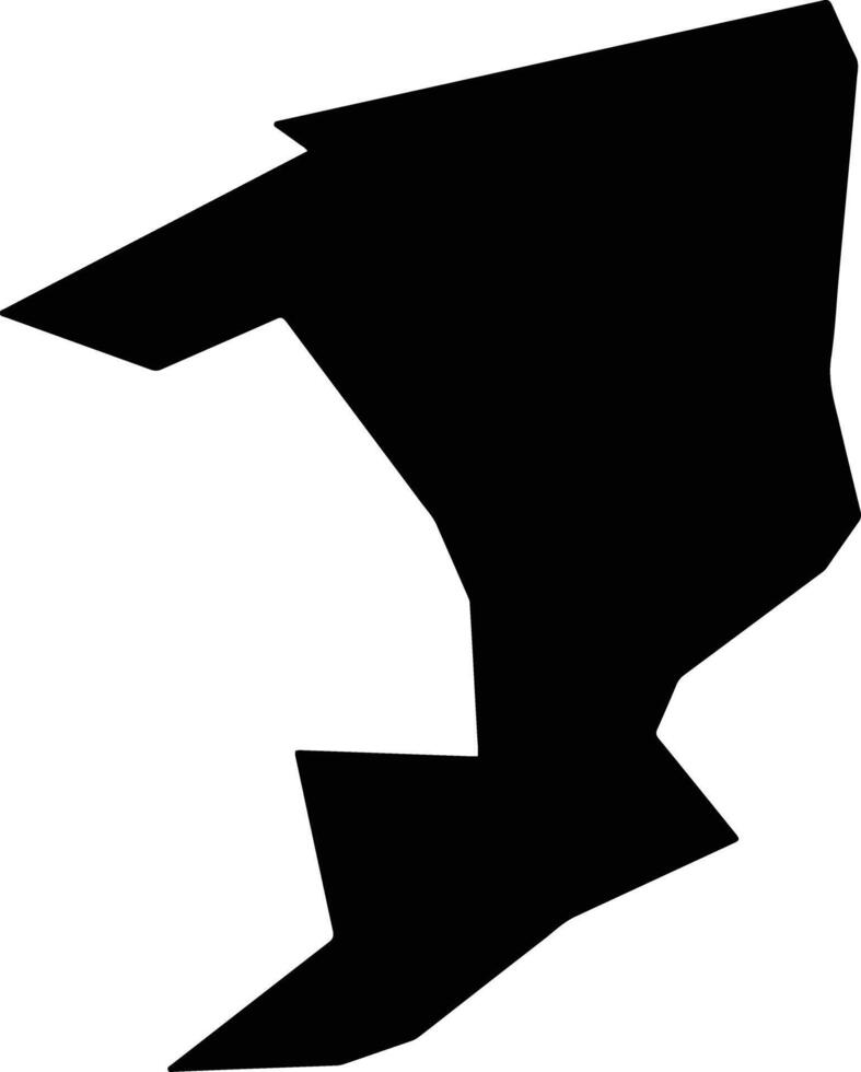 Santa Ana Nopalucan Mexico silhouette map vector