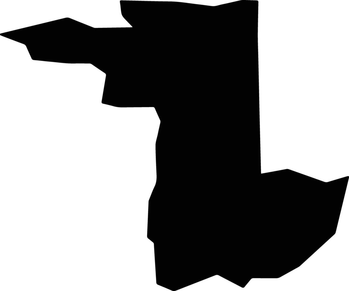Santa Catalina La Tinta Guatemala silhouette map vector