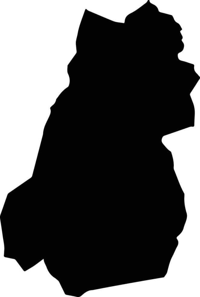 Santa Catarina Ixtepeji Mexico silhouette map vector