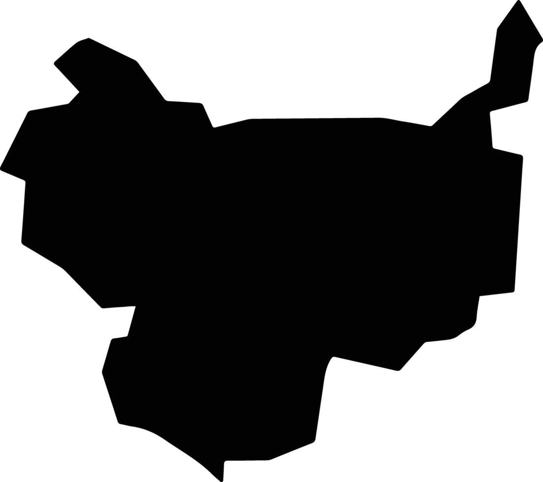 Santa Catarina Mita Guatemala silhouette map vector