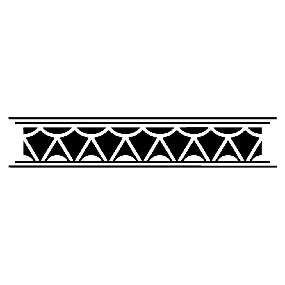 Geometric Deco Border, Minimalist - Art deco - Pattern vector