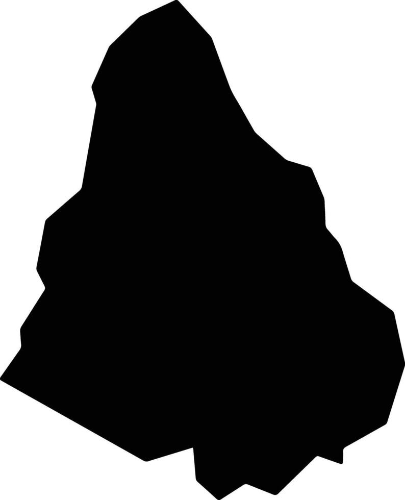 Santa Cruz do Arari Brazil silhouette map vector