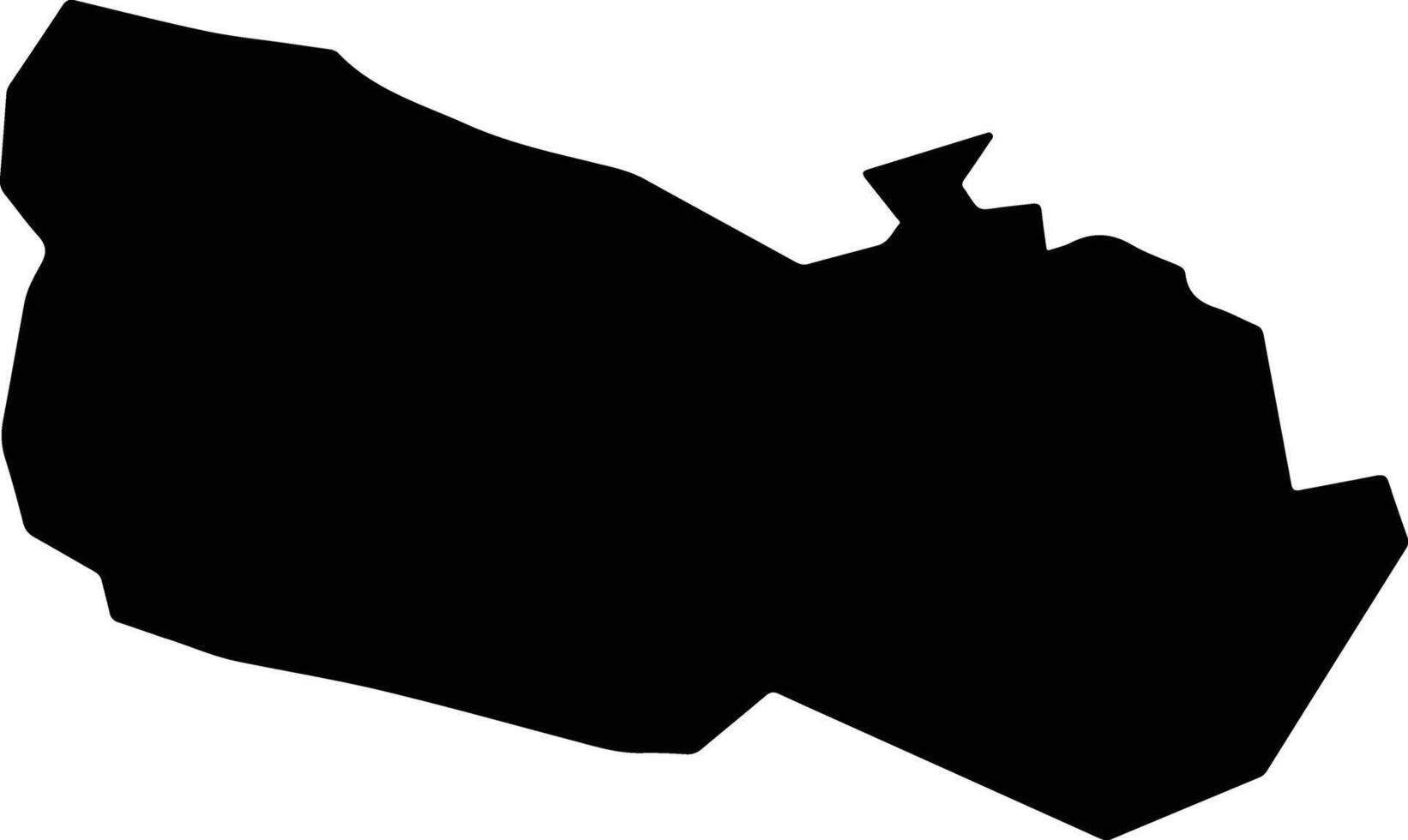 Santa Cruz Tacahua Mexico silhouette map vector