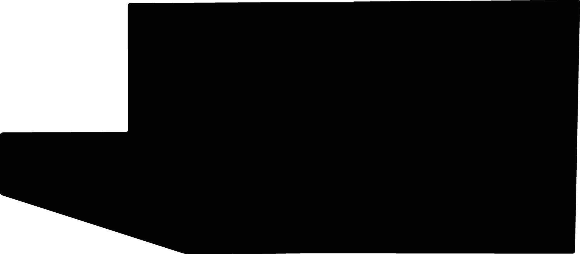 Santa Cruz United States silhouette map vector