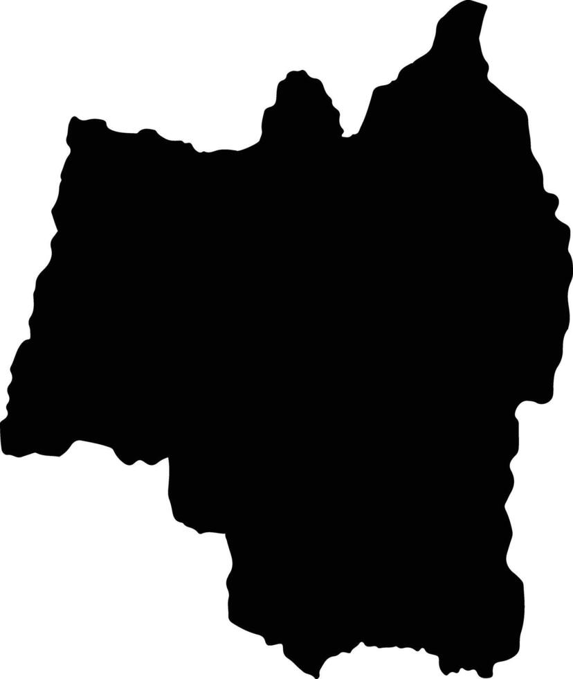 Santa Fe De Antioquia Colombia silhouette map vector
