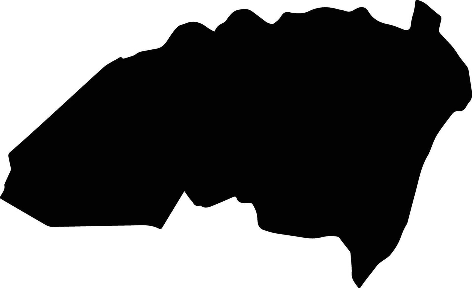 Santa Fe Del Parana Paraguay silhouette map vector