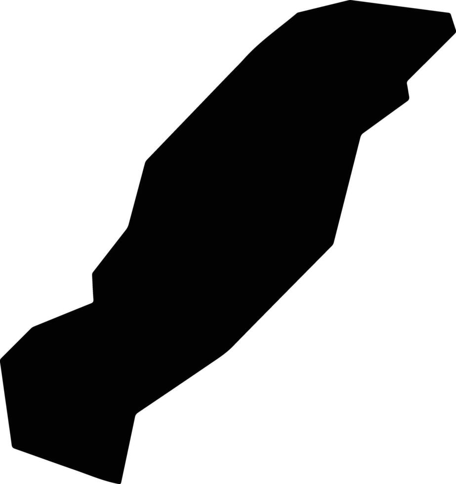 Santa Isabel Ishuatan El Salvador silhouette map vector