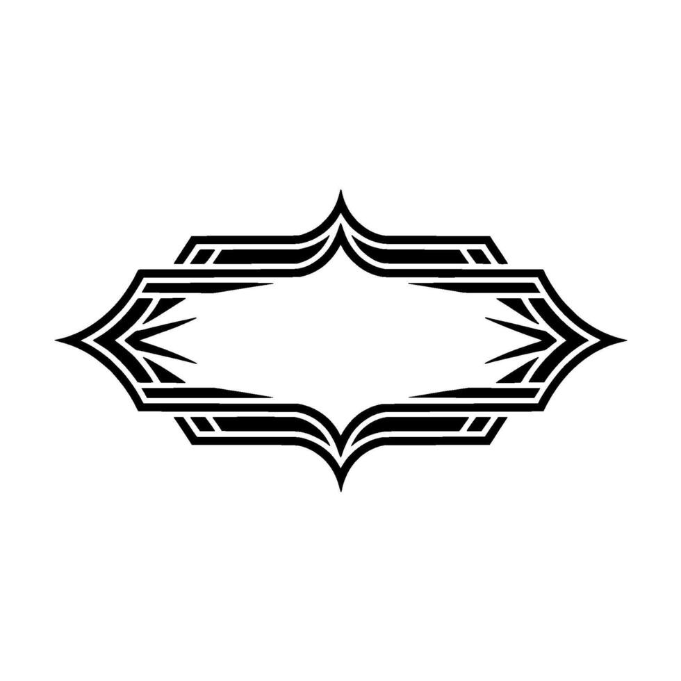 Art Deco Ornament, Geometric Border, Elegant - Decorative vector