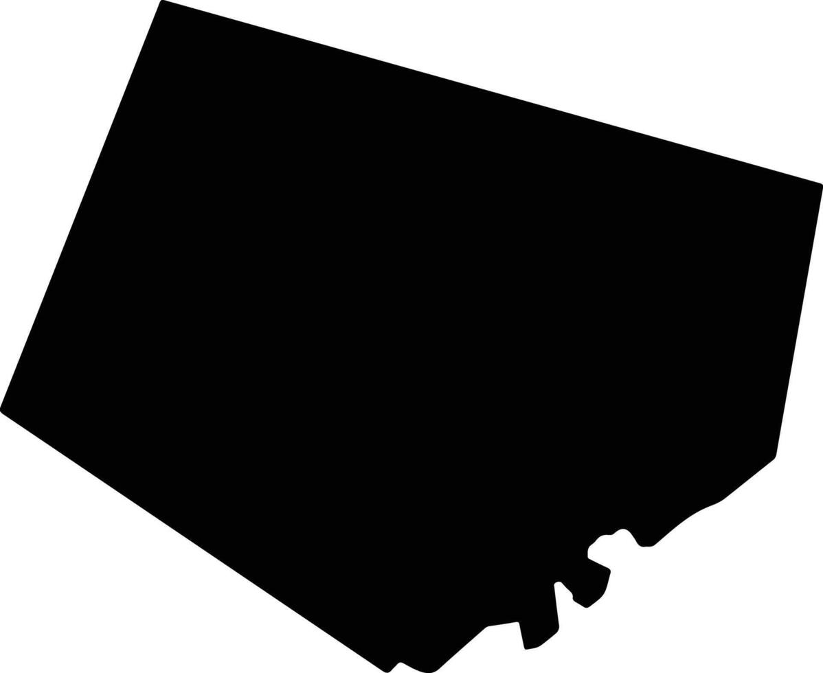 Santa Isabel United States silhouette map vector