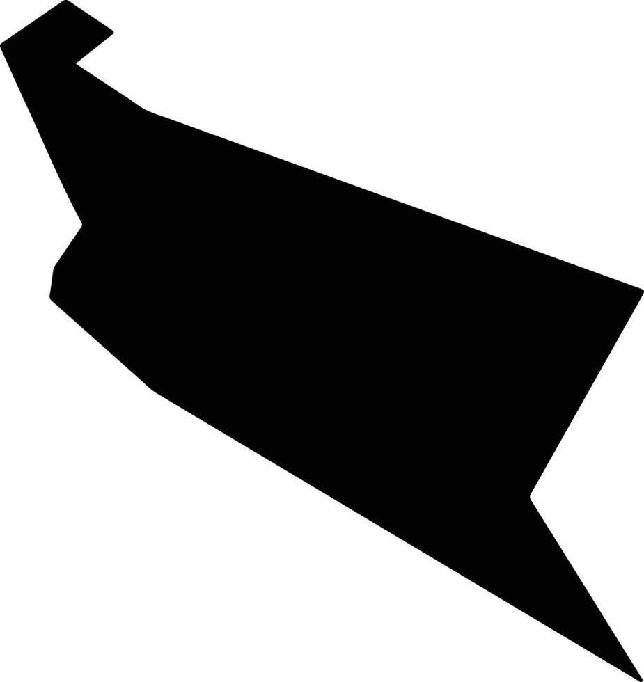 Santa Luz Brazil silhouette map vector