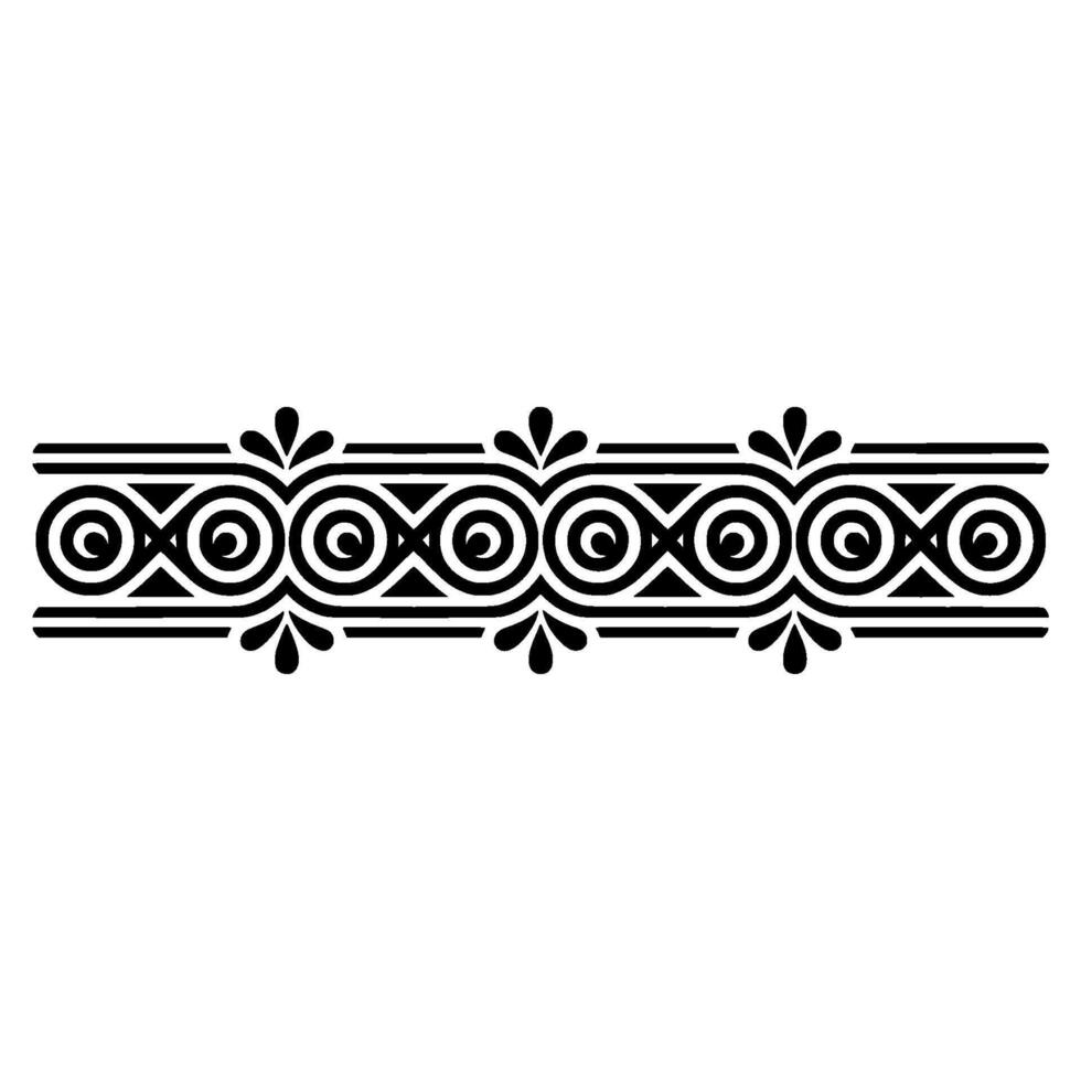Elegant Art Deco Border, Vintage Element - Artdeco vector