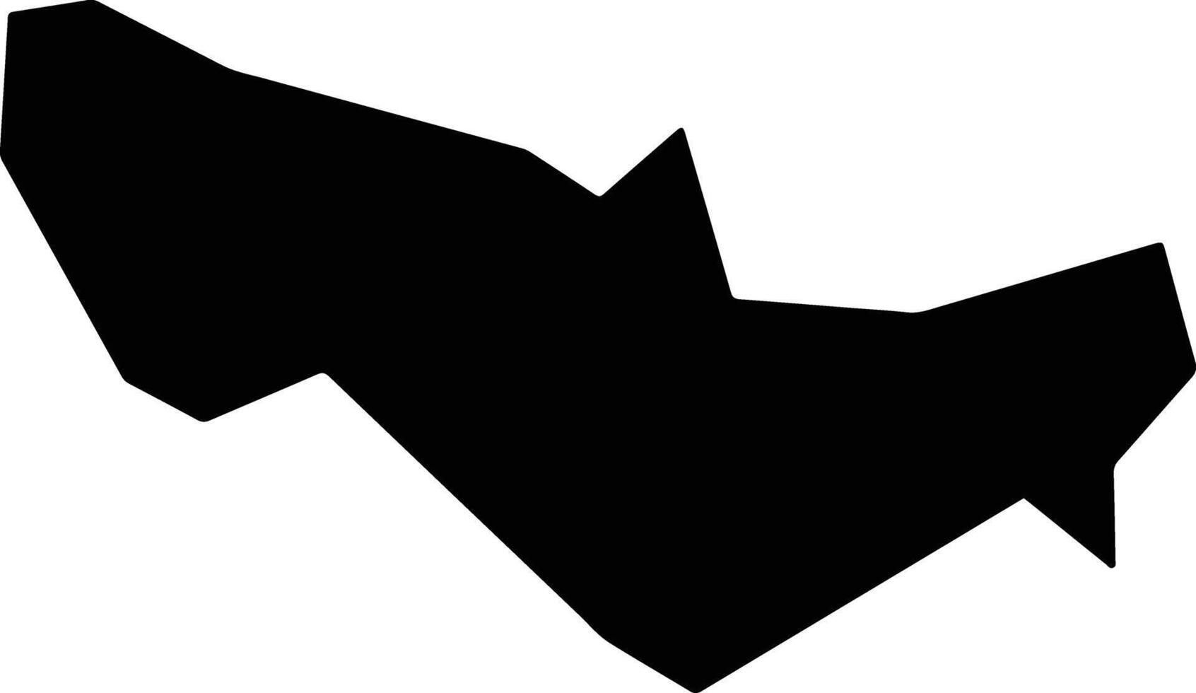 Santa Rosa de Lima Brazil silhouette map vector