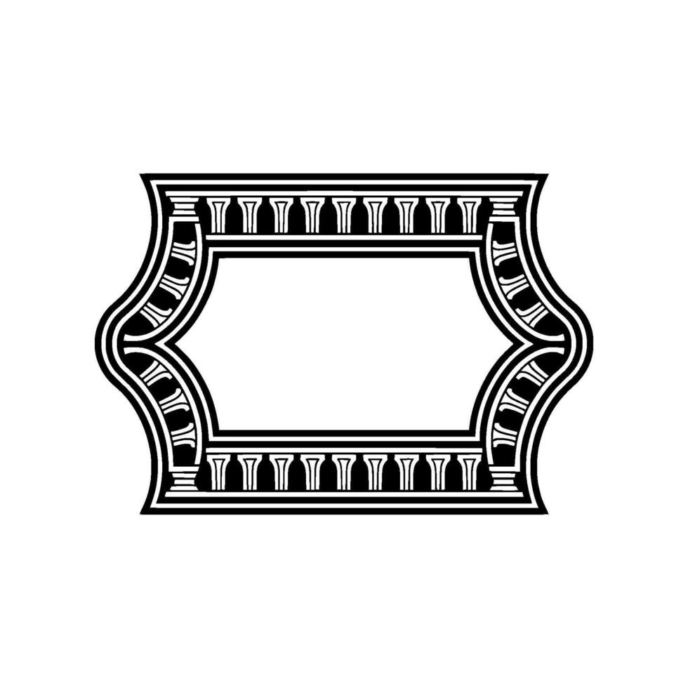 Art Deco Frame, Geometric Ornamentation, Vintage, Pattern - Art deco vector