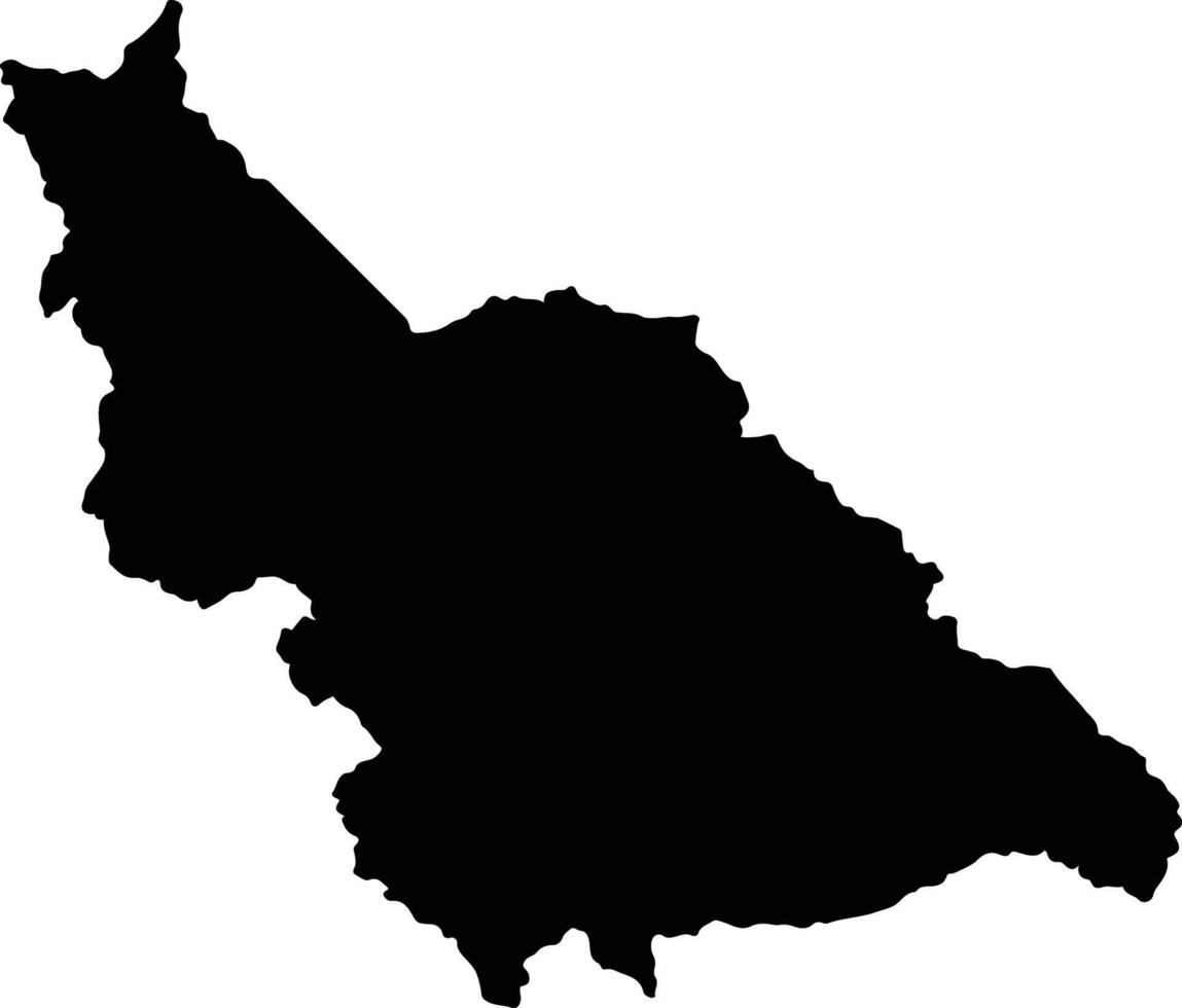 Santa Rosa De Osos Colombia silhouette map vector