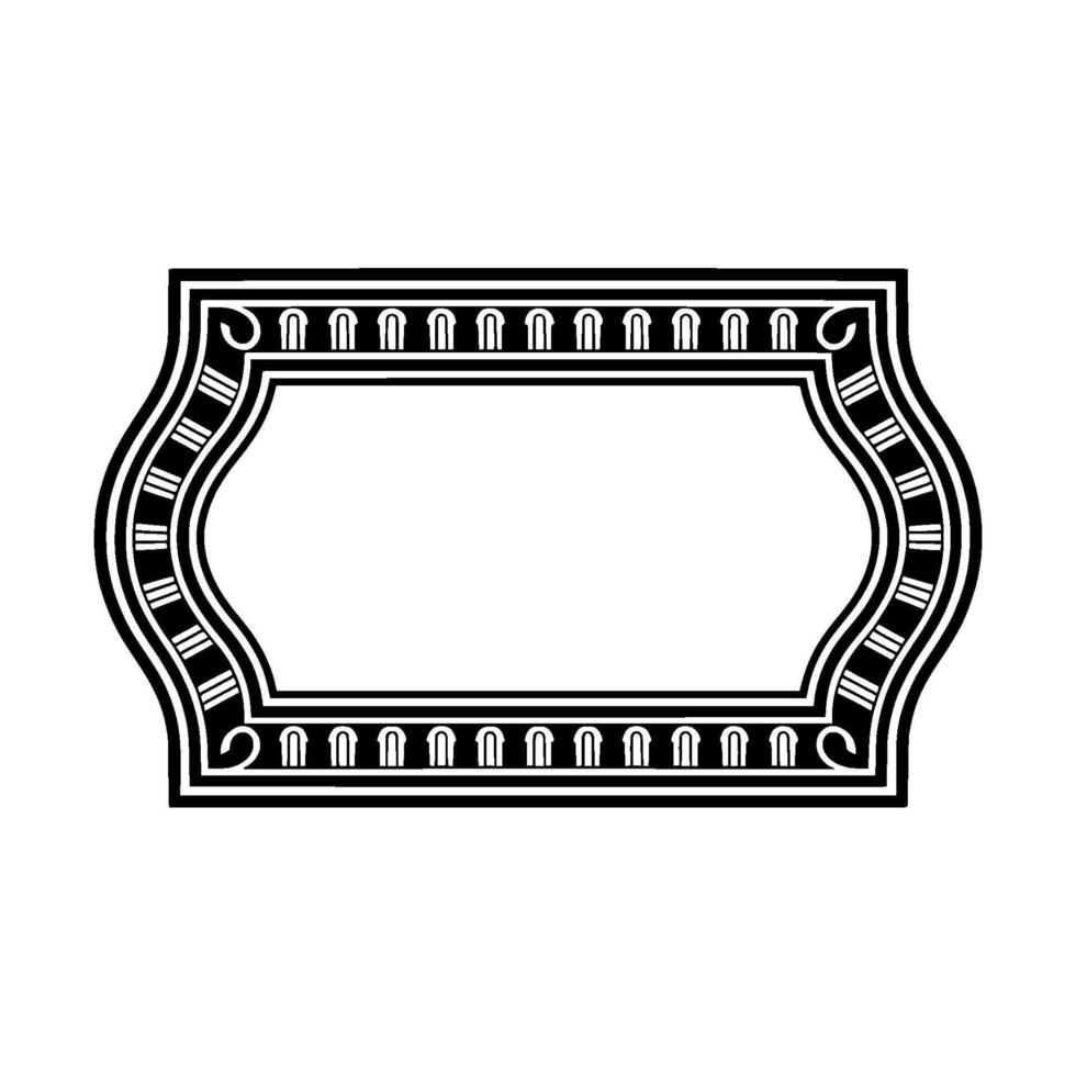 Art Deco Frame, Elegant Ornament, Vintage - Retro - Art deco vector
