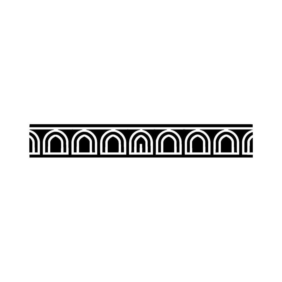 Art Deco Arch Motif, Minimalist Border, Geometric - Art deco vector