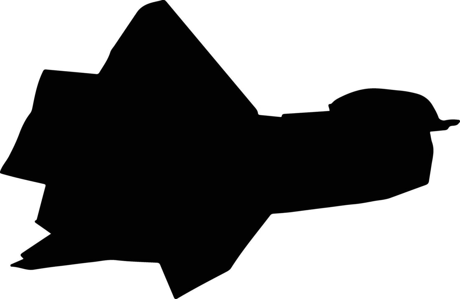 SANTANA Romania silhouette map vector