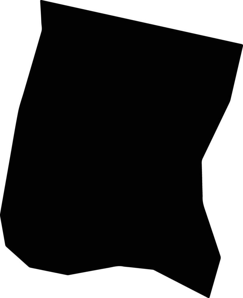 Santiago Chimaltenango Guatemala silhouette map vector