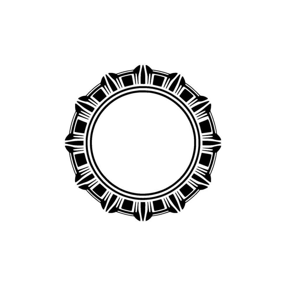 Geometric Portal Frame, Minimalist - Circle vector