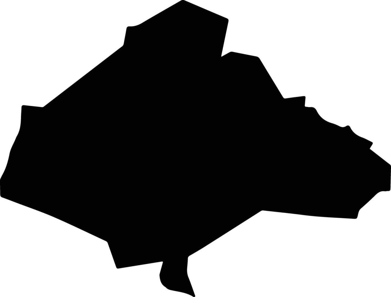 Santiago Ixcuintepec Mexico silhouette map vector