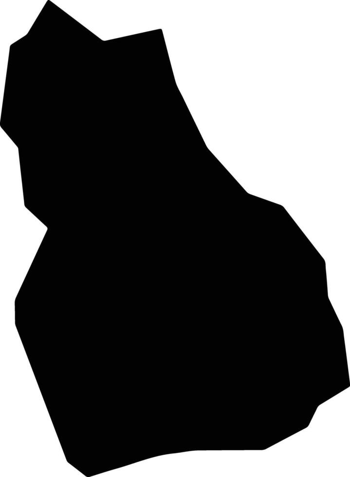 Santiago Nejapilla Mexico silhouette map vector