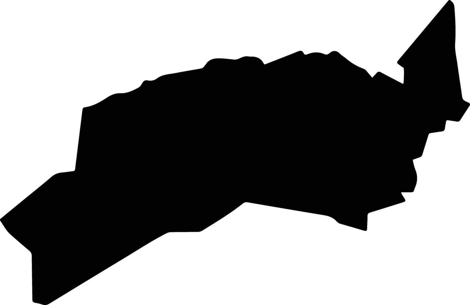Santiago Suchilquitongo Mexico silhouette map vector
